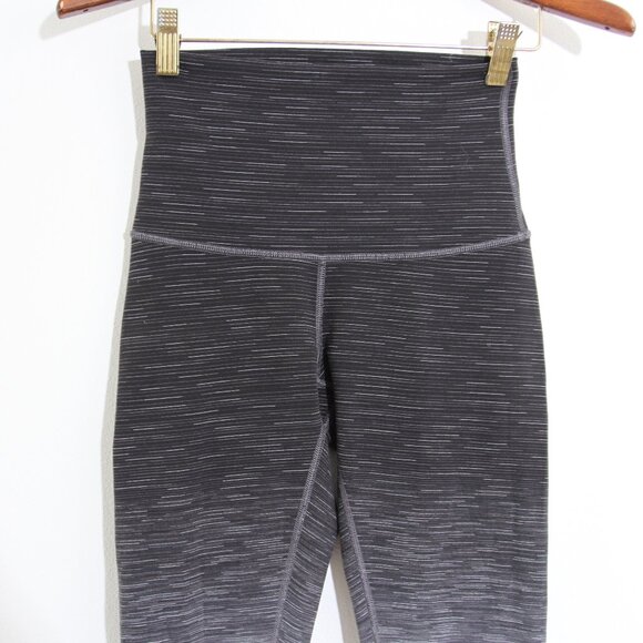 Lululemon Wunder Under Hi-Rise Tight Ombre Melange 32" Space Dye Black Deep Coal - Picture 3 of 15